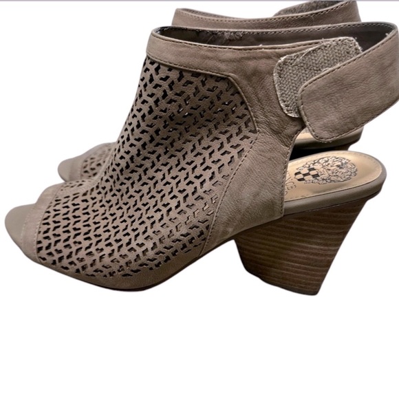 Vince Camuto Peep Toe Booties - Size 9 - Picture 4 of 10